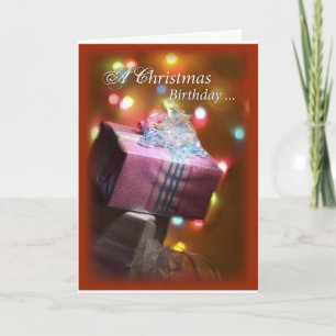 Weihnachtsgeburtstags-Geschenk Feiertagskarte