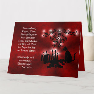Weihnachtsgedicht Deutsch , Add Your Text Karte