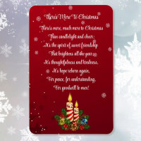 Weihnachtsgedicht Freundschaft Geschenk 4 x 6