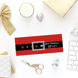 Weihnachtsgeheimnis - Santa Name Zeichnend Karte