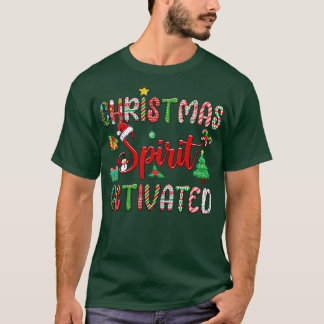 Weihnachtsgeist aktiviert WeihnachtsWeihnachtsfeie T-Shirt