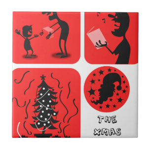 Weihnachtsgeist Fliese