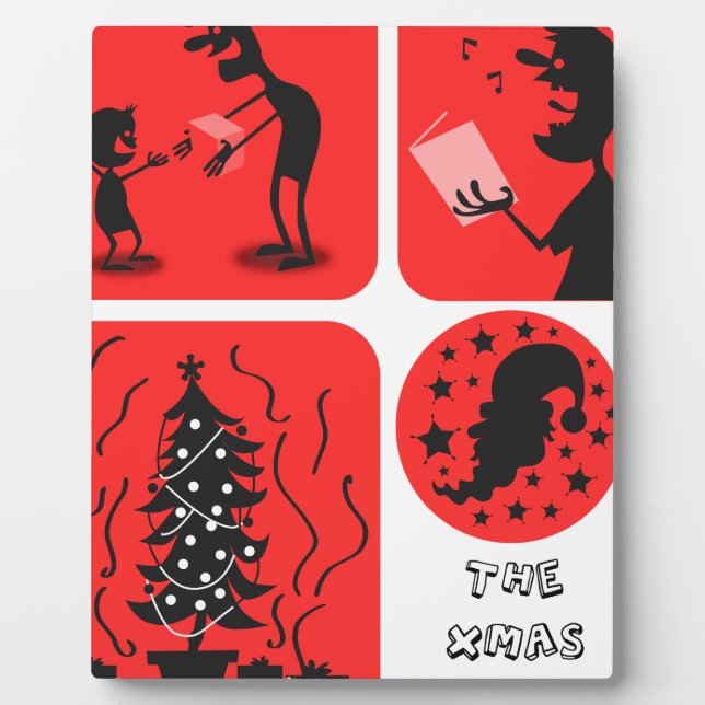 Weihnachtsgeist Fotoplatte (Vorderseite)