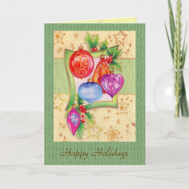 Weihnachtsgeist-Karte Feiertagskarte (Vorderseite)