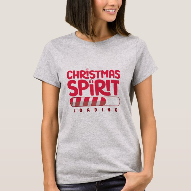 Weihnachtsgeist-Ladung T-Shirt (Vorderseite)