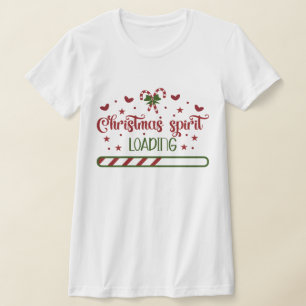 Weihnachtsgeist Loading Funny Holiday T-Shirt