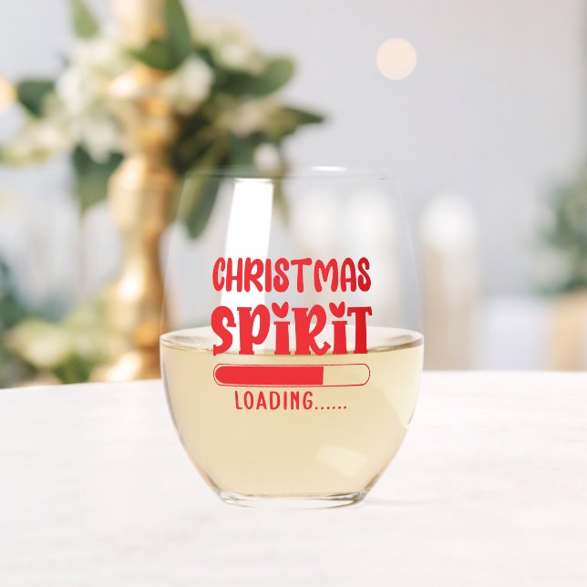 Weihnachtsgeist Weinglas Ohne Stiel (Insitu (Hochzeit))