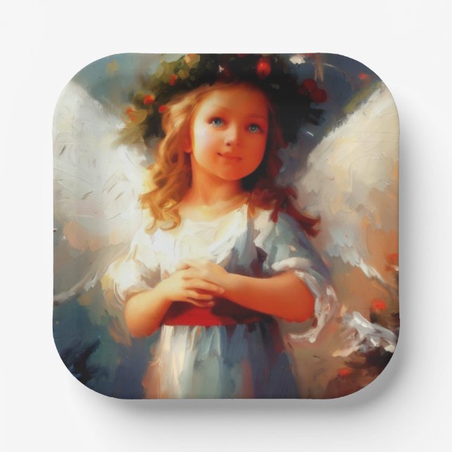 Weihnachtsgel 1 pappteller (Vorderseite)