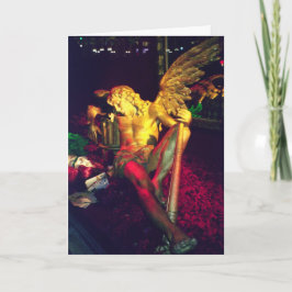 Weihnachtsgel Feiertagskarte