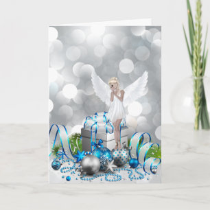 Weihnachtsgel Feiertagskarte