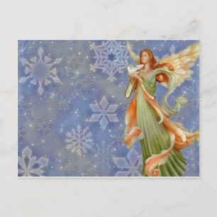 Weihnachtsgel Feiertagspostkarte
