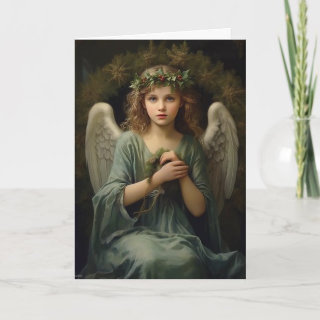 Weihnachtsgel Karte (Vorderseite)