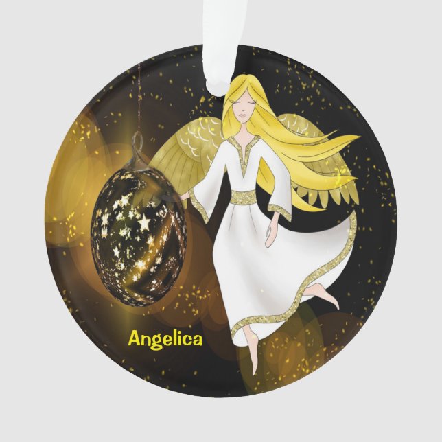 Weihnachtsgel mit Bulb Ornament (Vorderseite)