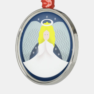 Weihnachtsgel mit Wings Ornament Aus Metall