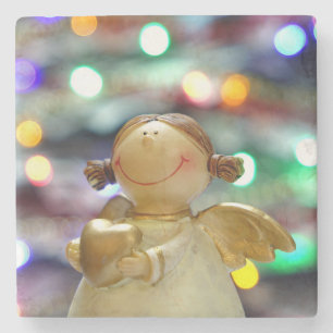 Weihnachtsgel Steinuntersetzer