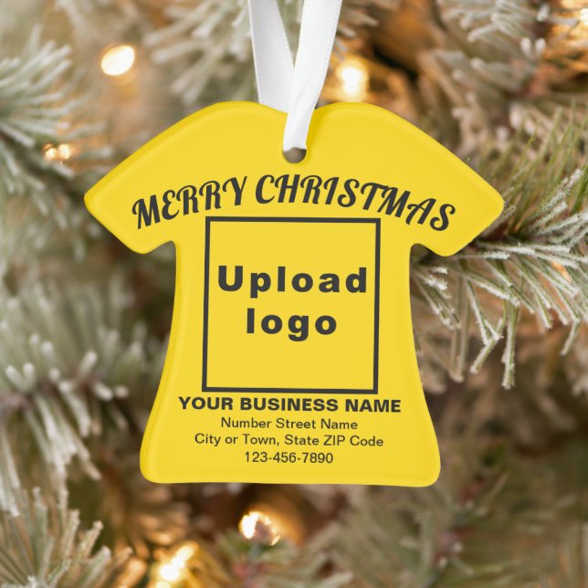 Weihnachtsgelber T - Shirt Form Acryl Ornament (Baum)