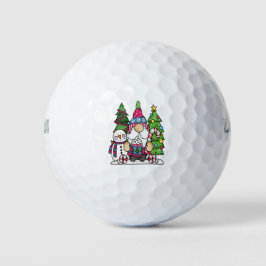 Weihnachtsgenom Frohe Weihnachtsgeschenke Golfball