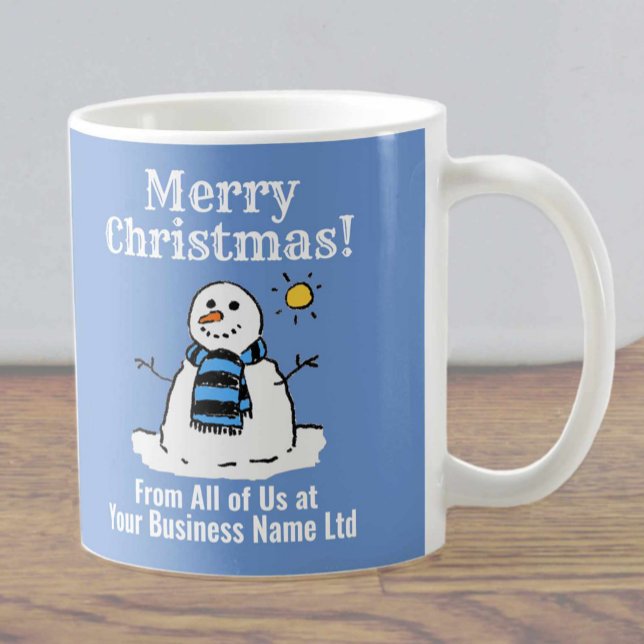 Weihnachtsgeschäft Geschenk Schneemann Design Kaffeetasse (Von Creator hochgeladen)