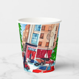 Weihnachtsgeschäft Pappbecher