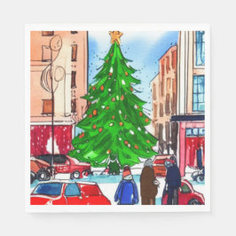 Weihnachtsgeschäft Serviette