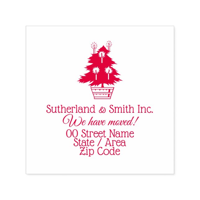 Weihnachtsgeschäft verschieben Weihnachtsbaum neue Permastempel (Design)