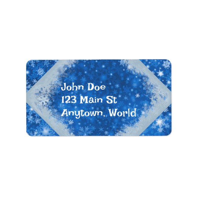 Weihnachtsgeschenk Adressaufkleber (Vorne)