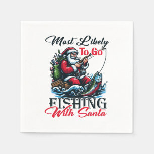 Weihnachtsgeschenk am ehesten zum Fischen mit dem Serviette