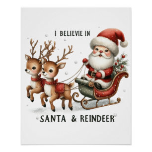 Weihnachtsgeschenk, an das ich glaube poster