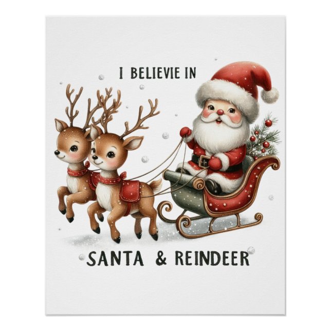 Weihnachtsgeschenk, an das ich glaube poster (Vorderseite)