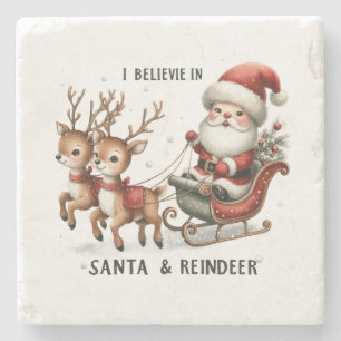 Weihnachtsgeschenk, an das ich glaube steinuntersetzer