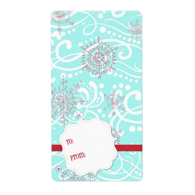 Weihnachtsgeschenk-Aufkleber (Vorne)