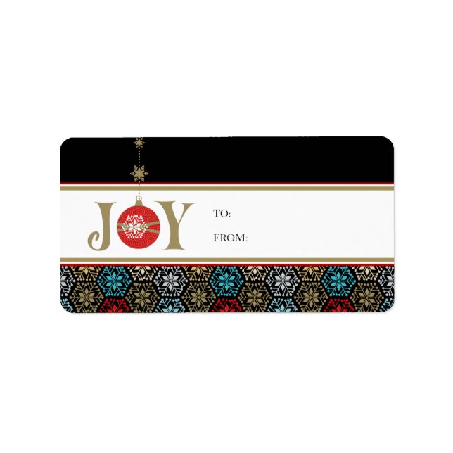 Weihnachtsgeschenk-Aufkleber Adressaufkleber (Vorne)