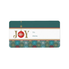 Weihnachtsgeschenk-Aufkleber Adressaufkleber