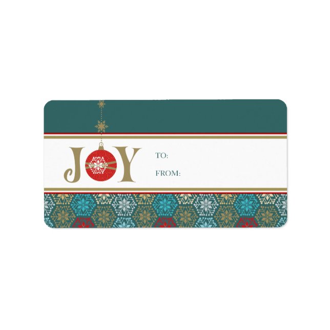 Weihnachtsgeschenk-Aufkleber Adressaufkleber (Vorne)