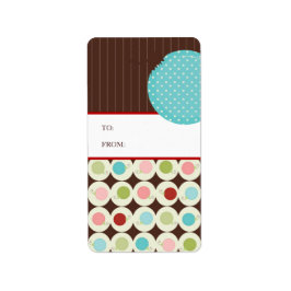 Weihnachtsgeschenk-Aufkleber Adressaufkleber