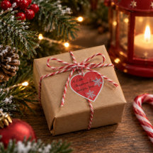 Weihnachtsgeschenk-Aufkleber