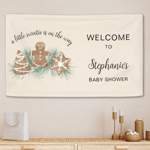 Weihnachtsgeschenk Baby Dusche Banner
