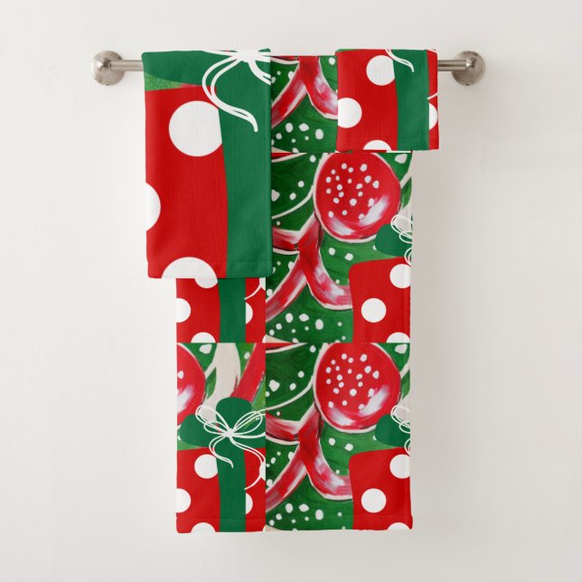 Weihnachtsgeschenk Badhandtuch Set (Insitu)