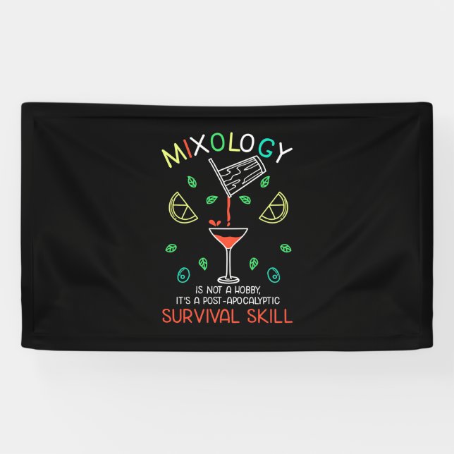 Weihnachtsgeschenk | Barkeeper Mixologe Banner (Horizontal)