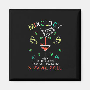 Weihnachtsgeschenk   Barkeeper Mixologe Magnet