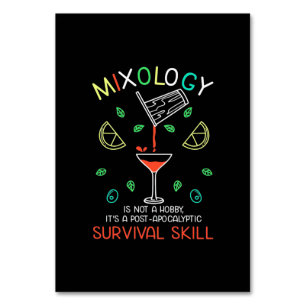 Weihnachtsgeschenk Barkeeper Mixologe Tischnummer