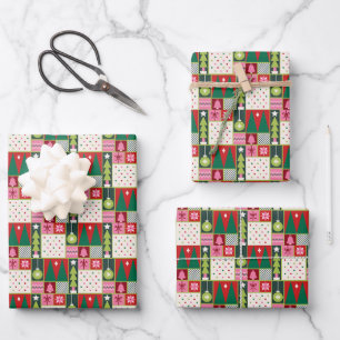 Weihnachtsgeschenk Briefpapier Papel de regalo nav Geschenkpapier Set