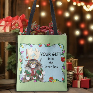 Weihnachtsgeschenk Cat Green Funny