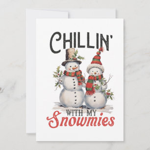 Weihnachtsgeschenk Chillen Mit Meinen Schneefreund Einladung
