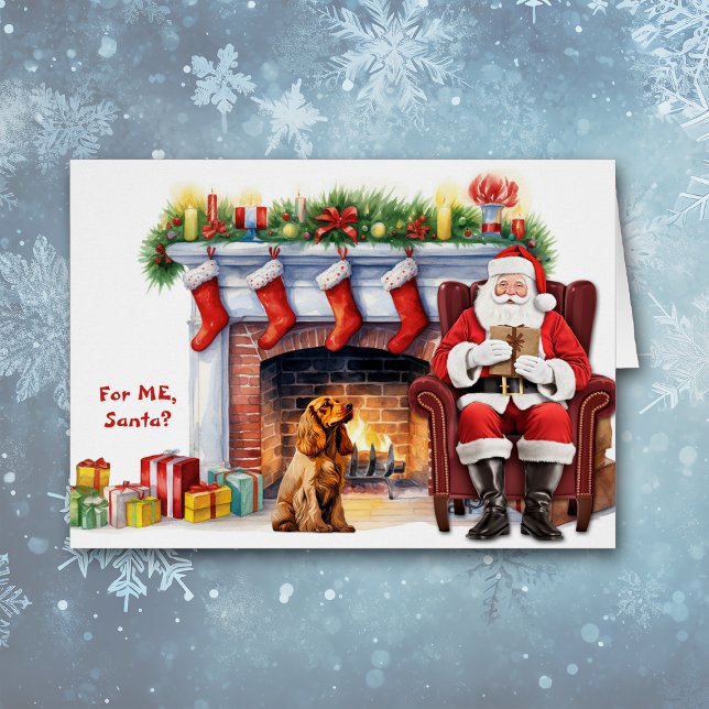 Weihnachtsgeschenk Cocker Spaniel Weihnachten (Von Creator hochgeladen)