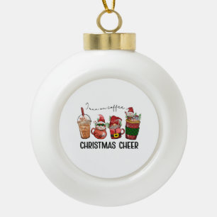 Weihnachtsgeschenk, das ich auf Kaffee Weihnachten Keramik Kugel-Ornament