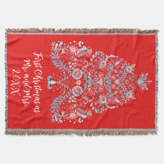 Weihnachtsgeschenk Decke (Vorderseite)