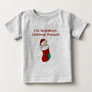 Weihnachtsgeschenk der Großmutter Baby T-shirt