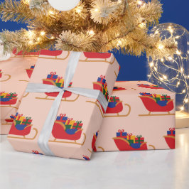 Weihnachtsgeschenk des Weihnachtsmanns Geschenkpapier