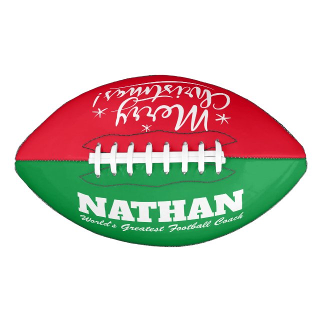 Weihnachtsgeschenk des weltgrößten Fußballtrainers Football (Vorderseite)